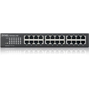 ZYXEL GS1100 GS1100-24E 24 Ports Ethernet Switch - Gigabit Ethernet - 100/1000Base-T - 2 Layer Supported - 13 W Power Cons