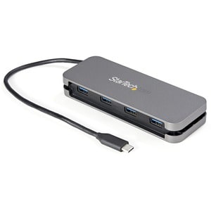 StarTech.com 4 Port USB C Hub - 4x USB-A - 5Gbps USB 3.0 Type-C Hub (USB 3.2/3.2 Gen 1) - Bus Powered - 11" Long Cable w/ 