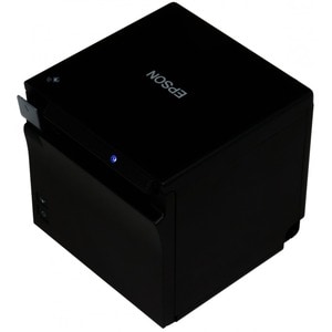 Epson TM-M30II-NT (152). Print technology: Direct thermal, Type: POS printer, Maximum resolution: 203 x 203 DPI. Maximum roll diameter: 8.3 cm, Supported paper width: 58 mm - 80 mm (Breite). Connectivity technology: Wired, USB connector: USB Type-A / USB Type-B. Compatible memory cards: MicroSD (TransFlash), Sound pressure level (printing): 55 dB, Mean time between failures (MTBF): 360000 h. Product colour: White
