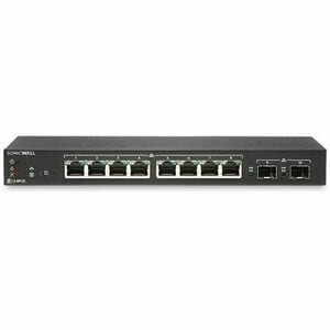 SonicWall SWS12-8 Ethernet Switch - 8 Ports - Manageable - Gigabit Ethernet - 1000Base-T, 1000Base-X - 2 Layer Supported -
