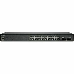 SonicWall SWS14-24 Ethernet Switch - 24 Ports - Manageable - Gigabit Ethernet, 10 Gigabit Ethernet - 1000Base-T, 10GBase-X