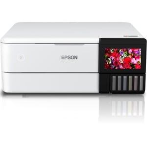 Epson ET-8500 Inkjet Multifunction Printer-Color-Copier/Scanner-5760x1440 dpi Print-Automatic Duplex Print-100 sheets Inpu