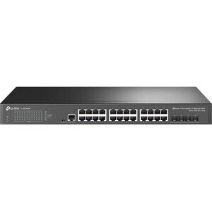 TP-Link TL-SG3428X - JetStream 24-Port Gigabit L2+ Managed Switch with 4 10GE SFP+ Slots - 24 Ports - Manageable - L2+ Sma