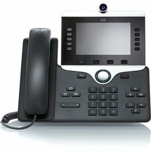Cisco 8845 Telefone IP - Recondicionado - Bluetooth - Montagem em parede - Carvão - Compatível com TAA - VoIP - 2 x Rede (