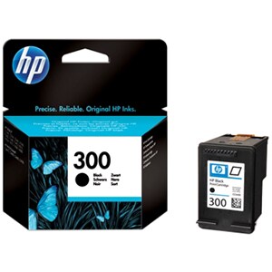HP 300 Original Inkjet Ink Cartridge - Black - 1 / Box - 4 mL - 200 Pages