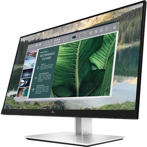 HP E24u G4 24" Class Full HD LCD Monitor - 16:9 - Black, Silver - 23.8" Viewable - In-plane Switching (IPS) Technology - 1