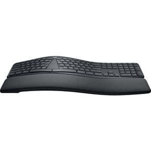 Logitech ERGO K860 Keyboard - Wireless Connectivity - French - Graphite - Bluetooth/RF - 10 m - 2.40 GHz - Windows, Mac OS