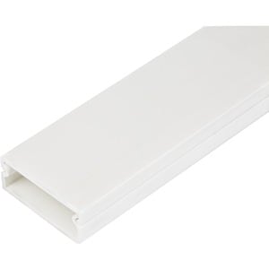 StarTech.com Cable Management Raceway w/Adhesive Tape 39in - Network Cable Hider Kit - Solid Wire Duct System - Power Cord