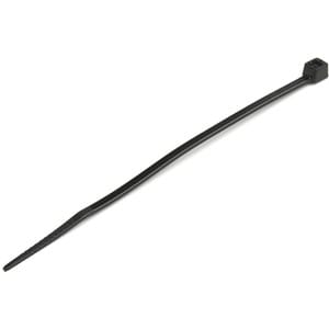 StarTech.com 100 Pack 4" Cable Ties - Black Small Nylon/Plastic Zip Ties Adjustable Network Cable Wraps UL TAA - Cable Tie