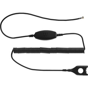 EPOS EU Inline Limiter Cable - ED-RJ9 CEUL 34 - Easy Disconnect/RJ-9 Phone Cable for Phone, Headset - First End: 1 x RJ-9 