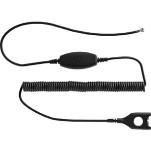 EPOS Low Sensitive Bottom Cable, ED to RJ9 - Easy Disconnect/RJ-9 Phone Cable for Headset, Telephone, Headphone - First En