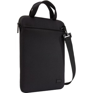 Case Logic Quantic LNEO-212 Carrying Case (Sleeve) for 12" Chromebook - Black - Polyester Body - Shoulder Strap, Handle - 