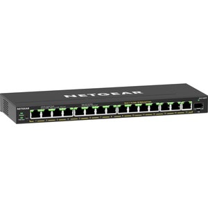 Netgear GS316EPP 15 Ports Manageable Ethernet Switch - 3 Layer Supported - Modular - 1 SFP Slots - 231 W PoE Budget - Opti