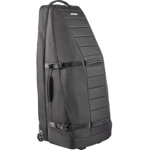 Bose Carrying Case (Roller) Bose Speaker System, Microphone, Cable - Black - Wear Resistant, Tear Resistant - Rubber Body 