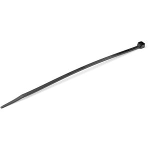StarTech.com 100 Pack 8" Cable Ties - Black Large Nylon/Plastic Zip Ties Adjustable Network Cable Wraps UL TAA - Cable Tie