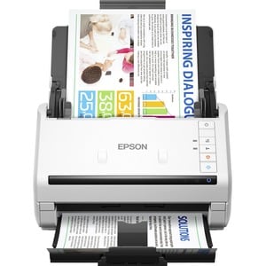 Epson WorkForce DS-770II Sheetfed Scanner - 600 x 600 dpi Optical - 24-bit Color - 8-bit Grayscale - 45 ppm (Mono) - 45 pp