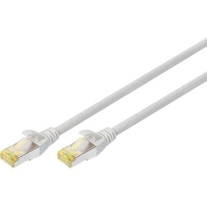 CAT 6A S/FTP PATCH CORD10P AWG 26/7 0.5 M 10 PIECES GREY