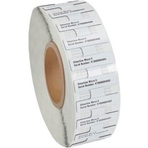Zebra Silverline Micro RFID Label - - HeightPermanent Adhesive - Rectangle - Thermal Transfer - White - Synthetic, Polyest