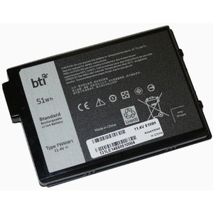 BTI 7WNW1-BTI 11.4V 51WHR LI-ION BATTERY 07WNW1, 0GK3D3, DMF8C, GK3D3 LATITUDE 5420, LATITUDE 5424, LATITUDE 7424 - Compat