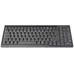 Digitus Tastatur - Kabel Konnektivität - USB Schnittstelle - Spanisch - QWERTY Layout - Schwarz - Windows Taste Hotkey(s) 