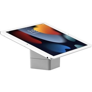 Bosstab Universal Tablet Stand - 3.19" Height x 2.83" Width x 2.83" Depth - Freestanding, Countertop - Metal, Plastic - White