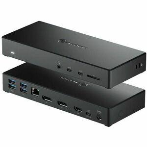 Alogic USB Type C Docking Station for Notebook, Monitor - Memory Card Reader - SD - 100 W - Black - TAA Compliant - 3 Disp