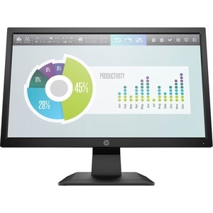 HP P204v 20" Class HD+ LCD Monitor - 16:9 - 19.5" Viewable - Twisted nematic (TN) - LED Backlight - 1600 x 900 - 200 Nit T