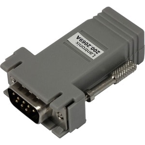 Lantronix Accessory, RJ45 To DB9M DCE Adapter, SLC, EDSxPR, EDSxPS, connection to DB9F DTE - RJ-45 Network - 9-pin DB-9 Se