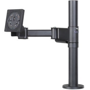Ergonomic Solutions Montant SpacePole pour Terminal de POS - Noir - Conforme aux normes TAA - 1 Écran(s) supportés