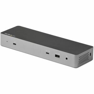 StarTech.com Thunderbolt 3 Dock w/USB-C Host Compatibility - Dual 4K 60Hz DP 1.4 or HDMI TB3/USB-C Docking Station - 1x 8K