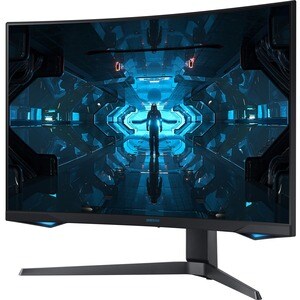 Samsung Odyssey G7 C32G75TQSR 80 cm (31,5 Zoll) WQHD Gekrümmter Bildschirm Quantum-Dot-LED Gaming-LCD-Monitor - 16:9 Format - Schwarz - 812,80 mm Class - Vertical-Alignment-Technologie (VA) - 2560 x 1440 Pixel Bildschirmauflösung - 1,07 Milliarden Farben - FreeSync Premium Pro/G-sync-kompatibel - 350 cd/m², 600 cd/m² - Typisch Helligkeit, 300 cd/m² - Min. Helligkeit - 1 ms GTG - 240 Hz Refresh Rate - HDMI-Kabel - DisplayPort - USB-Hub