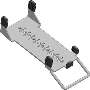 SpacePole MultiGrip Mounting Plate for Payment Terminal - Black