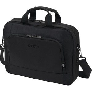 Sacoche de transport Dicota Eco pour 38,1 cm (15") à 39,6 cm (15,6") Ordinateur Portable - Noir - 300D polyéthylène téréph