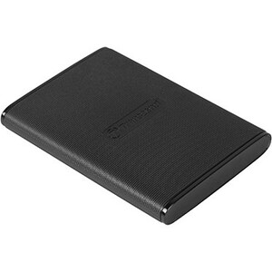 Transcend Tragbar Solid State-Laufwerk - Extern - 1 TB - Schwarz - Desktop-PC, Notebook Unterstütztes Gerät - USB 3.1 (Gen