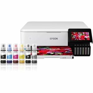 Epson L8160 Wireless EcoTank Inkjet Multifunction Printer - Colour - Copier/Printer/Scanner - 32 ppm Mono/32 ppm Color Pri