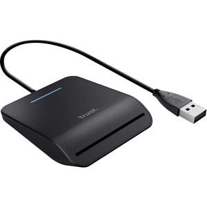 Trust Primo Contact Smart Card Reader - Black - CableUSB 2.0 Type A