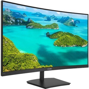 Philips 241E1SC 24" Class Full HD Ecrã curvo Monitor LCD - 16:9 - preto texturizado - 59,9 cm (23,6") Viewable - Alinhamen
