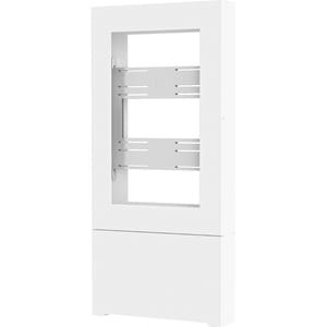 Chief Impact LF43UWP-B2B Floor Mount for Display, Kiosk - White - 2 Display(s) Supported - 43" Screen Support - 125 lb Loa