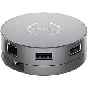 Dell USB-C Mobile Adapter - DA310 - 4K - 3840 x 2160, 1920 x 1080 - 2 x USB Type-A Ports - USB Type-A - USB Type-C - 1 x R