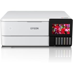 Epson ET-8500 Wireless EcoTank Inkjet Multifunction Printer - Colour - White - Copier/Printer/Scanner - 32 ppm Mono/32 ppm