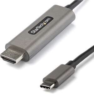 StarTech.com 6ft (2m) USB C to HDMI Cable 4K 60Hz with HDR10, Ultra HD USB Type-C to HDMI 2.0b Video Adapter Cable, DP 1.4