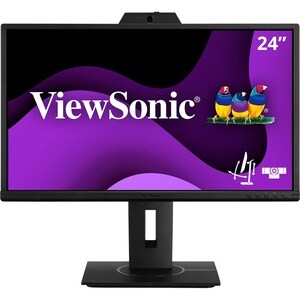 ViewSonic Graphic VG2440V 24.0" Class Webcam Full HD LED Monitor - 16:9 - Black - 60.5 cm (23.8") Viewable - In-plane Swit