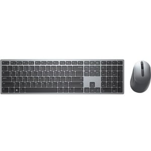 Dell Premier KM7321W Tastatur & Maus - QWERTZ - Deutsch - Tastatur, Kabellos, Bluetooth/RF 2,40 GHz USB, Grau - Maus, Opti