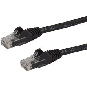 StarTech.com 75ft CAT6 Ethernet Cable - Black Snagless Gigabit - 100W PoE UTP 650MHz Category 6 Patch Cord UL Certified Wi