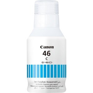 Canon GI-46C Refill Ink Bottle - Cyan - Inkjet - 14000 Pages - 1 Piece