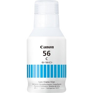 Canon GI-56C Refill Ink Bottle - Cyan - Inkjet - 14000 Pages - 1 Piece