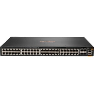 Aruba 6300M 48-port 1GbE and 4-port SFP56 Power-to-Port 2 Fan Trays 1 PSU Bundle - 48 Ports - Manageable - Gigabit Etherne