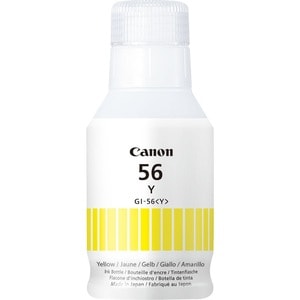 Canon GI-56Y Refill Ink Bottle - Yellow - Inkjet - 14000 Pages - 1 Piece