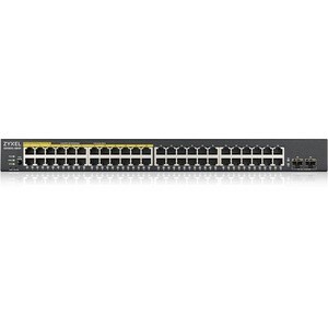 ZYXEL GS1900 GS1900-48HPv2 48 Ports Manageable Ethernet Switch - Gigabit Ethernet - 10/100/1000Base-T, 100/1000Base-X - 2 