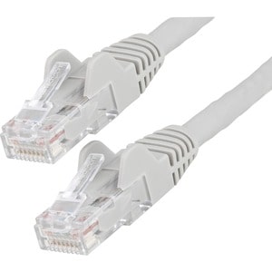 StarTech.com 2m CAT6 Ethernet Cable, LSZH (Low Smoke Zero Halogen), 10 GbE Snagless 100W PoE UTP RJ45 Grey CAT 6 Network P